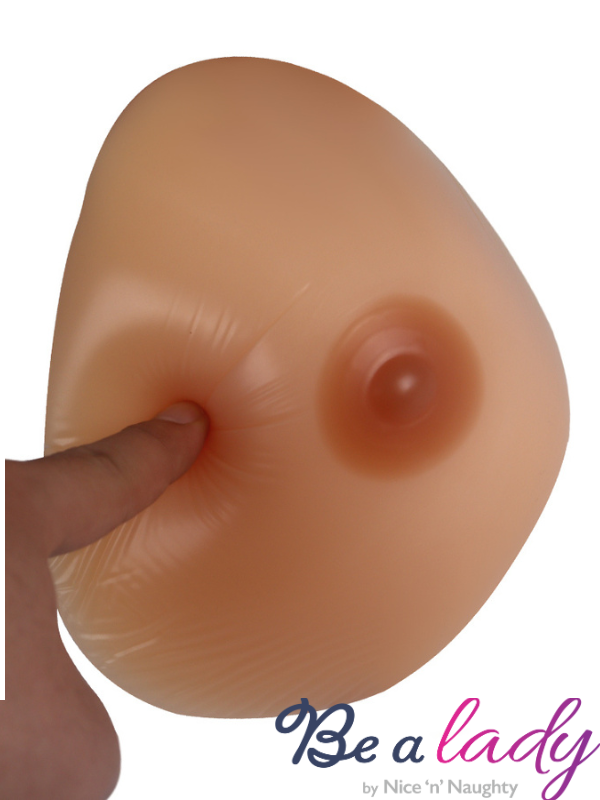 Be A Lady Silicone Breasts - Triangular Natural from Nice 'n' Naughty