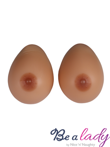 Be A Lady Silicone Breasts - Tear Drop from Nice 'n' Naughty