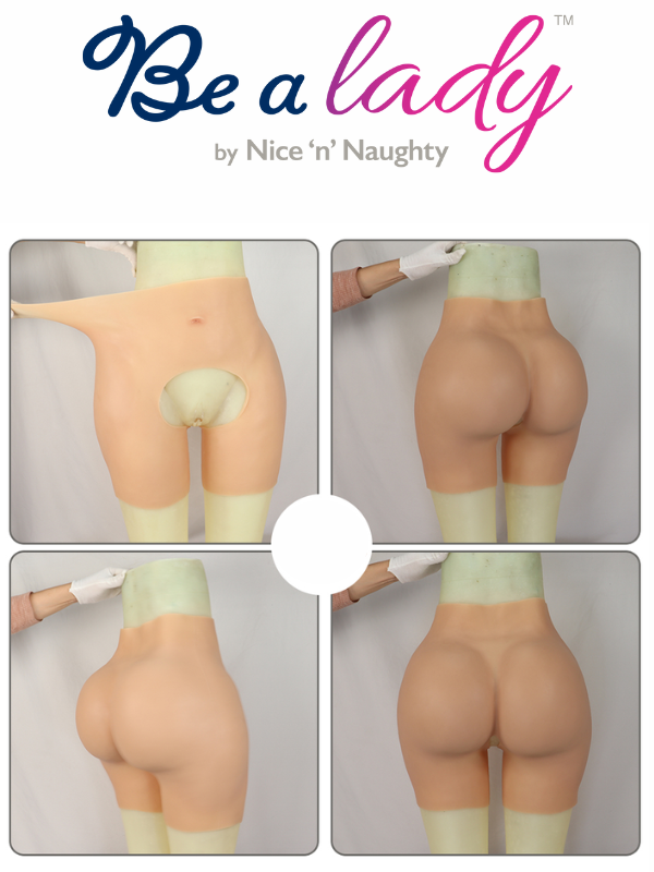 Be A Lady Silicone Buttock Enhancing Pants Natural from Nice 'n' Naughty