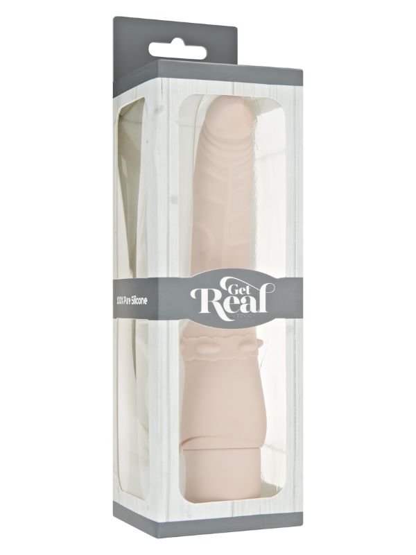 Get Real Classic Smooth Vibrator Light Skin Tone from Nice 'n' Naughty