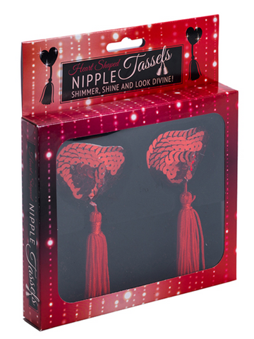 Heart Shaped Nipple Tassels from Nice 'n' Naughty