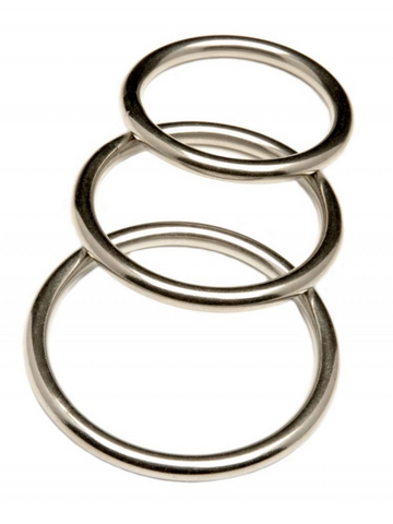 M&K Revenge Rings 3 Ring Set Silver from Nice 'n' Naughty