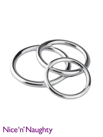 Nice 'n' Naughty 3mm Small Cock Ring Stainless Steel from Nice 'n' Naughty