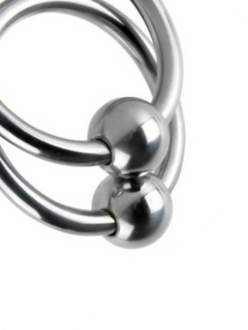 Nice 'n' Naughty Double Glans Ring Stainless Steel from Nice 'n' Naughty