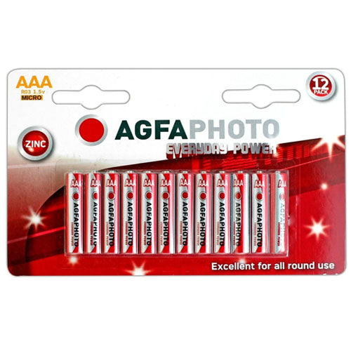 AGFA AAA Batteries 12 Pack