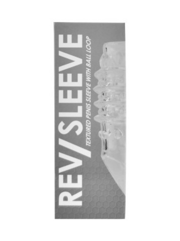 Rev-Sleeves Textured Penis Sleeve with Ball Loop