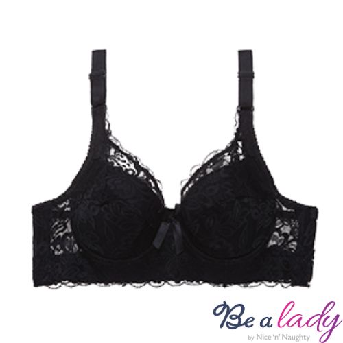Be a lady Trueform Illusion Lace Bra Black from Nice 'n' Naughty