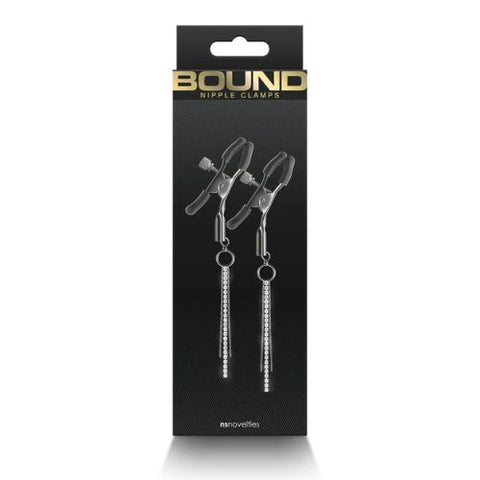 Bound Adjustable Nipple Clamps Black from Nice 'n' Naughty