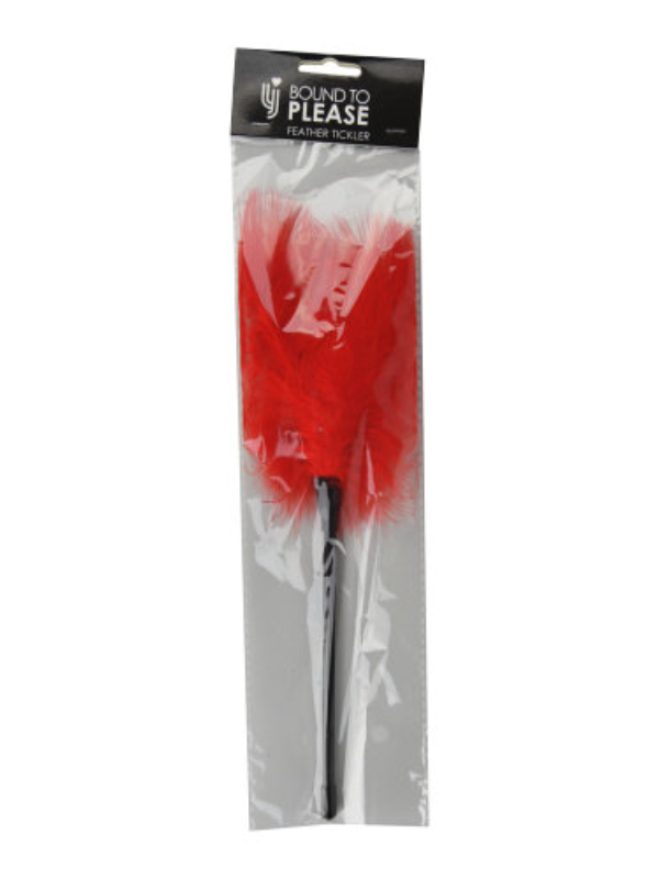 Bound to Please Feather Tickler Red from Nice 'n' Naughty