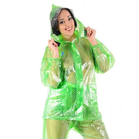 Bubblegum Rain Suit  Green from Nice 'n' Naughty