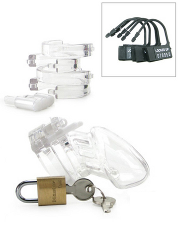 CB-X CB-6000S Male Chastity Device Clear from Nice 'n' Naughty