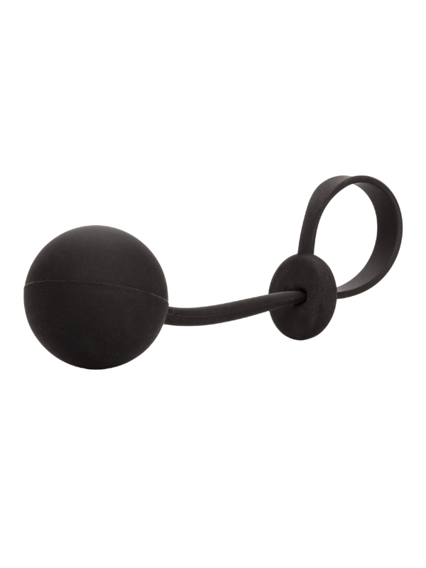 CalExotics Weighted Lasso Ring Black from Nice 'n' Naughty