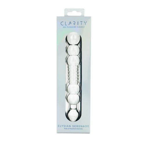 Clarity - Glass Dildo - Elysian Serenade Clear from Nice 'n' Naughty