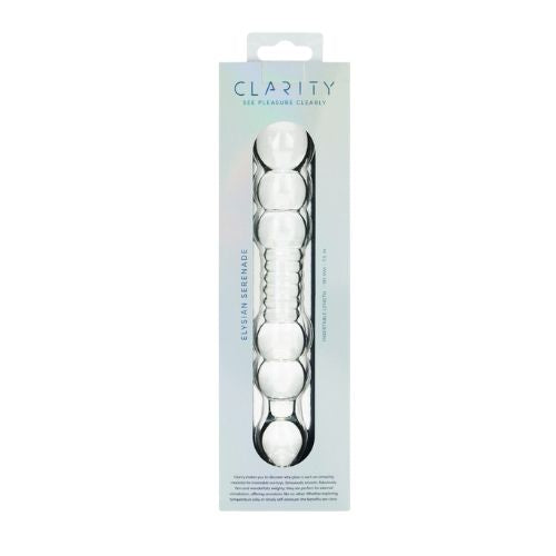 Clarity - Glass Dildo - Elysian Serenade Clear from Nice 'n' Naughty