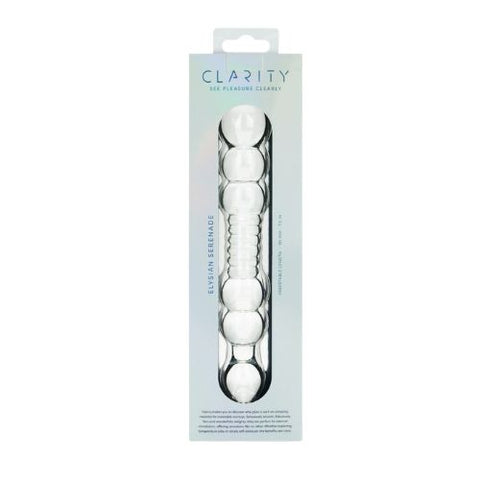 Clarity - Glass Dildo - Elysian Serenade Clear from Nice 'n' Naughty