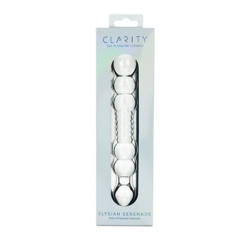 Clarity - Glass Dildo - Elysian Serenade Clear from Nice 'n' Naughty