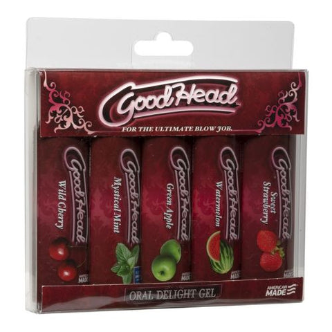 Doc Johnson Good Head Oral Delight Ultimate Blow Job Gel 5 Pack from Nice 'n' Naughty