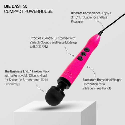 Doxy Die Cast 3 Hot Pink Edition from Nice 'n' Naughty