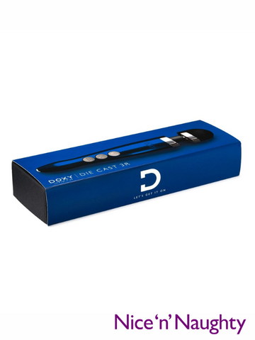 Doxy Die Cast 3 Rechargeable Flame Blue from Nice 'n' Naughty
