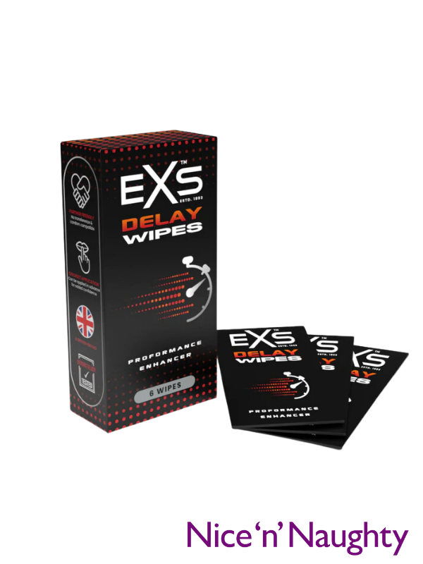 EXS Delay Wipes 6 Pack from Nice 'n' Naughty