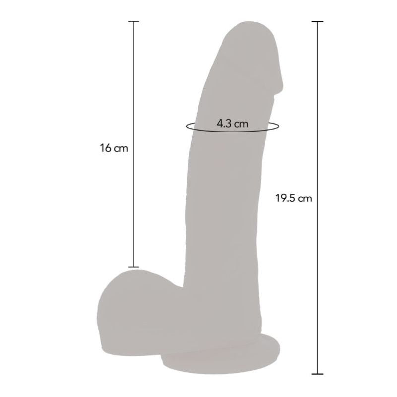 Get Real Magnetic Pulse Trusting Dildo Light Skin Tone from Nice 'n' Naughty