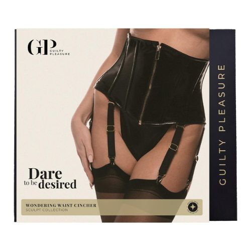 Guilty Pleasure Wondering Waist Cincher Black from Nice 'n' Naughty
