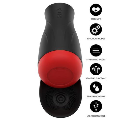 Hidden Desire Fusion Deep Squeeze Nutbuster Triple Masturbator from Nice 'n' Naughty