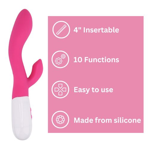 Jessica Rabbit G-Spot Rabbit Vibrator Pink from Nice 'n' Naughty