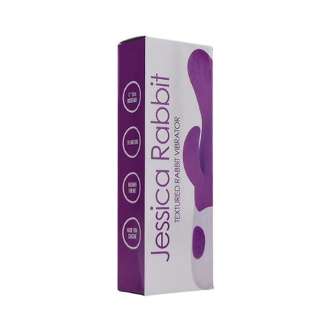 Jessica Rabbit Textured Rabbit Vibrator Purple from Nice 'n' Naughty