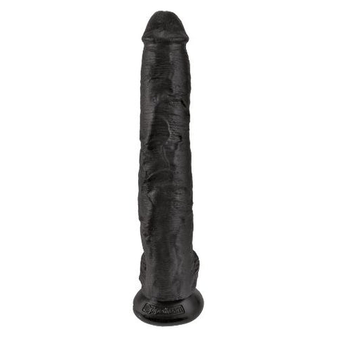 King Cock 14 Inch Dildo w Balls Black from Nice 'n' Naughty