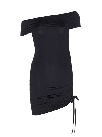 Leg Avenue Off The Shoulder Dress Black from Nice 'n' Naughty