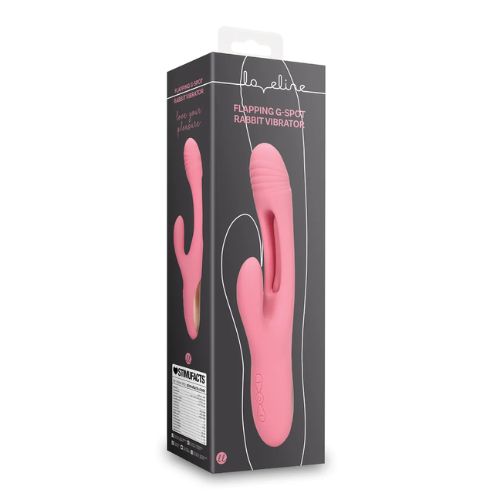 Loveline Flapping G-Spot Rabbit Vibrator Pink Arabesque from Nice 'n' Naughty