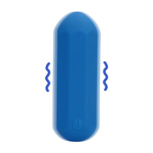 Loveline Hexagon Shaped Bullet Vibrator Jetset Blue from Nice 'n' Naughty