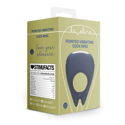 Loveline Pointed Vibrating Cock Ring Baltic Blue from Nice 'n' Naughty