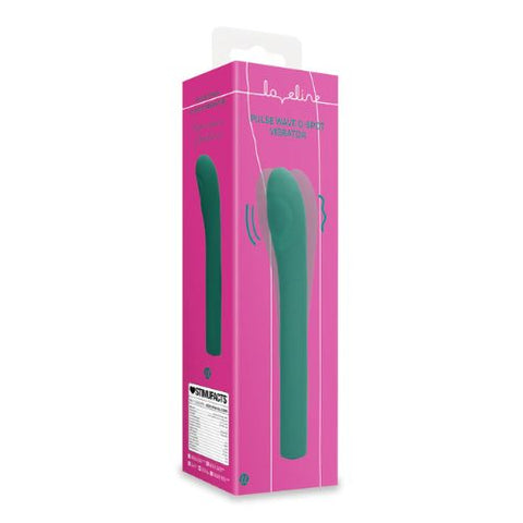 Loveline Pulse Wave G-Spot Vibrator Green Crystal from Nice 'n' Naughty