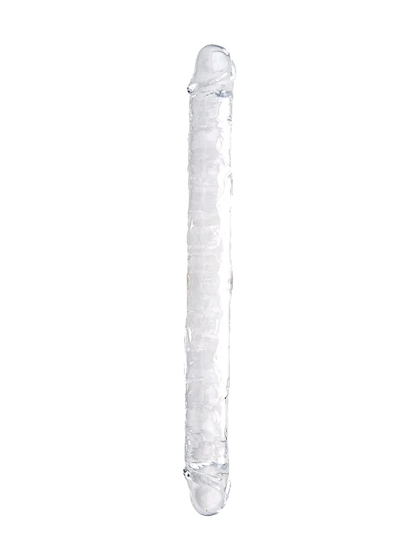 Loving Joy 18 Inch Crystal Double Dildo Clear from Nice 'N' Naughty