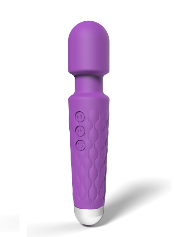 Loving Joy 20 Function Wand Vibrator Purple from Nice 'n' Naughty