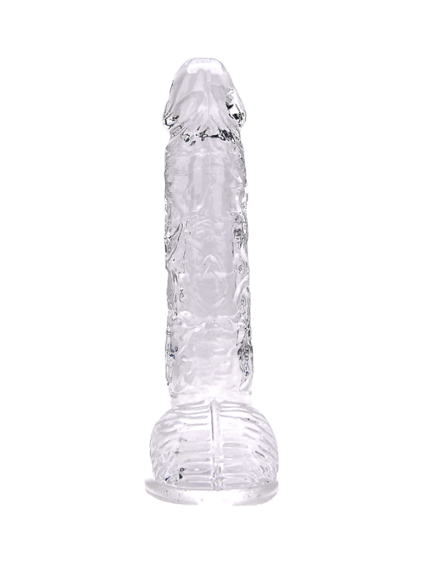 Loving Joy Crystal Dildo with Balls Clear from Nice 'n' Naughty