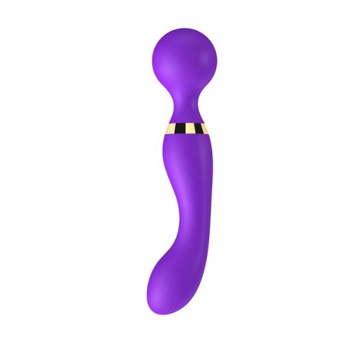 Loving Joy Dual Ended Wand Vibrator Purple from Nice 'n' Naughty