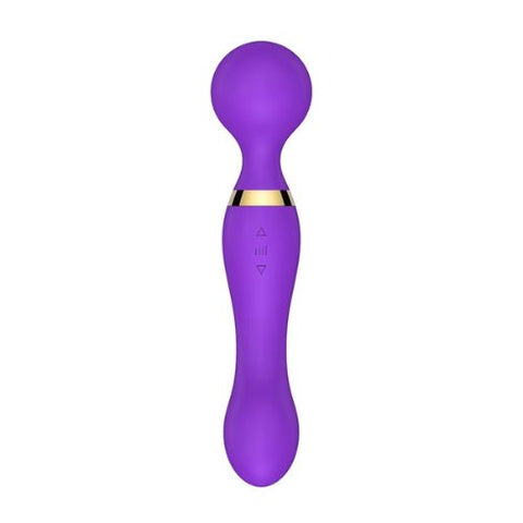 Loving Joy Dual Ended Wand Vibrator Purple from Nice 'n' Naughty