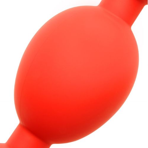 M&K Stretch Eggs Red Silicone from Nice 'n' Naughty.