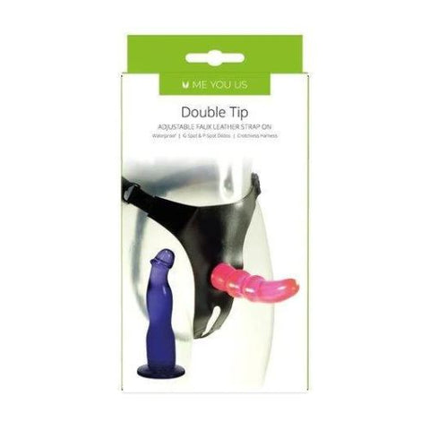 Me You Us Double Tip Strap-On Harness Kit With 2 Dildos from Nice 'n' Naughty