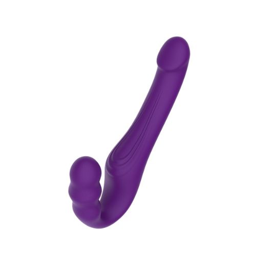 Mina Echo Remote Vibrating Strapless Strap On Purple from Nice 'n' Naughty