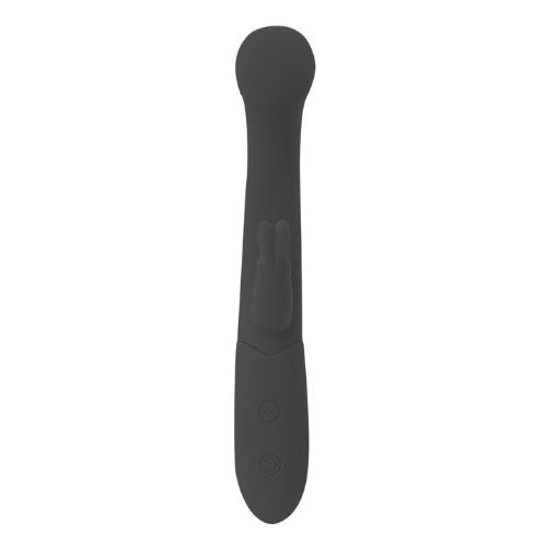 Mina Flutter Rabbit Vibrator Black from Nice 'n' Naughty