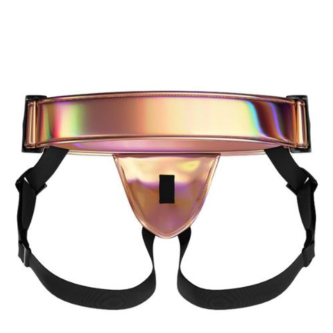 Mina Shimmer Strap-On Harness from Nice 'n' Naughty