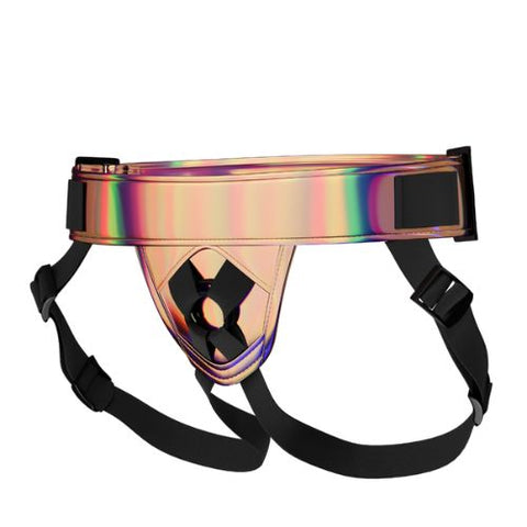 Mina Shimmer Strap-On Harness from Nice 'n' Naughty