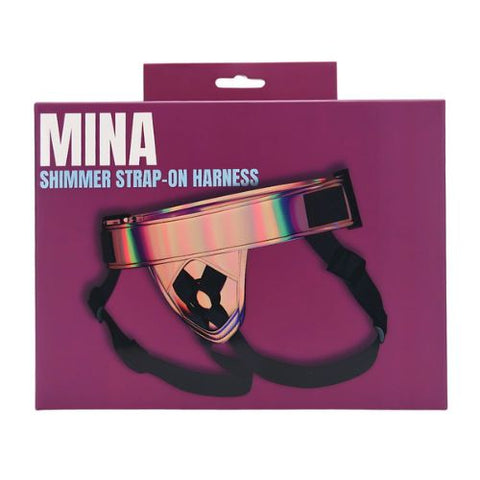 Mina Shimmer Strap-On Harness from Nice 'n' Naughty