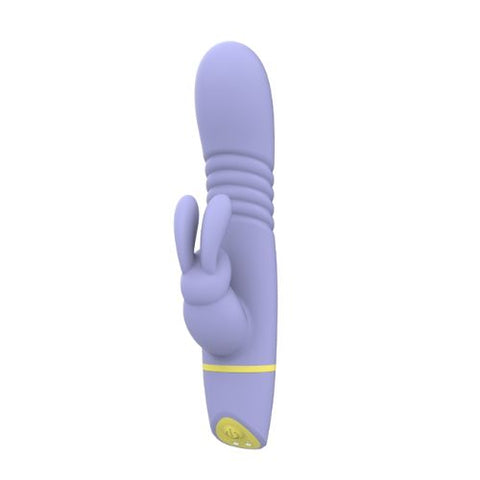 Mina Tide Thrusting Rabbit Vibrator Lilac from Nice 'n' Naughty