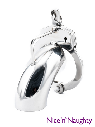 Nice 'n' Naughty Cuff Chastity Device Stainless Steel from Nice 'n' Naughty
