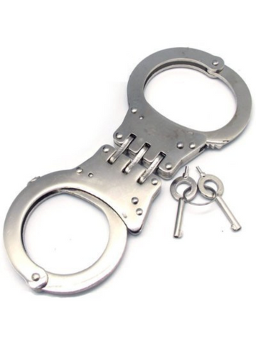 Nice 'n' Naughty Heavy Duty Police Handcuffs Hinged Steel from Nice 'n' Naughty